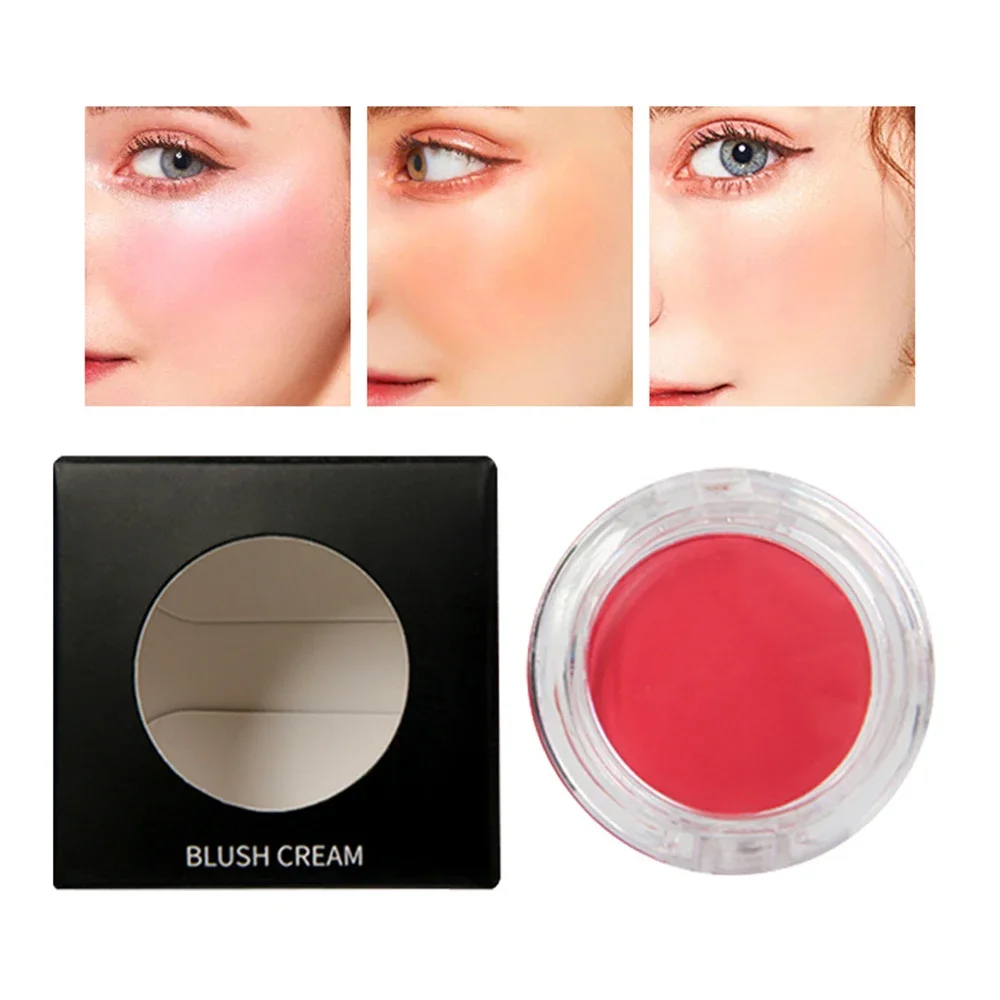 

7-color Blush Cream Private Label Pigment Long Lasting Color Rendering Dual-purpose Moisture Custom Logo Makeup Wholesale Vegan