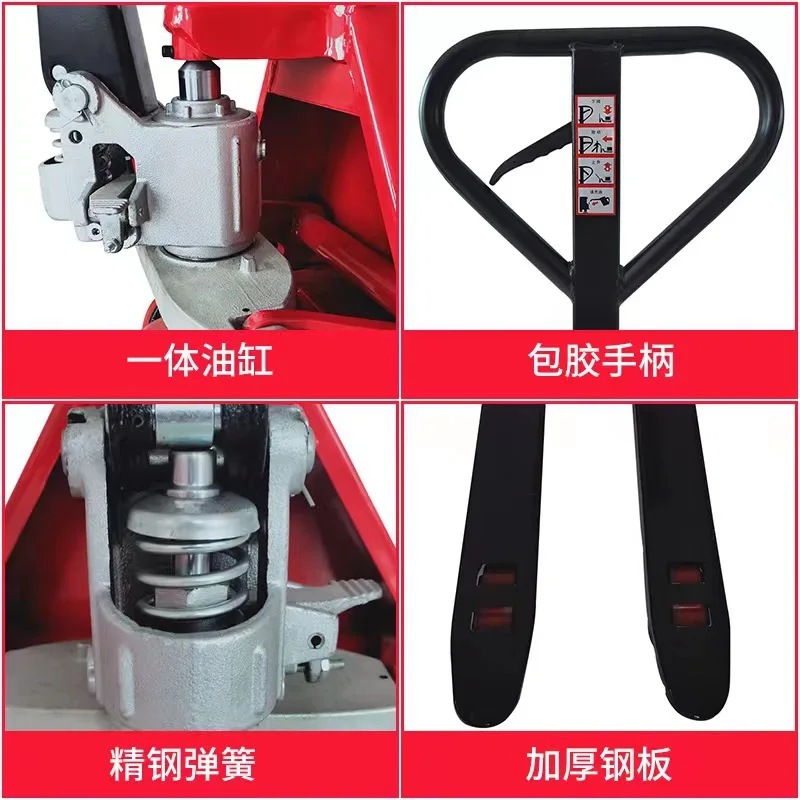 CX lifting manual 2 tons 3 tons hydraulic forklift storage lifting pallet truck