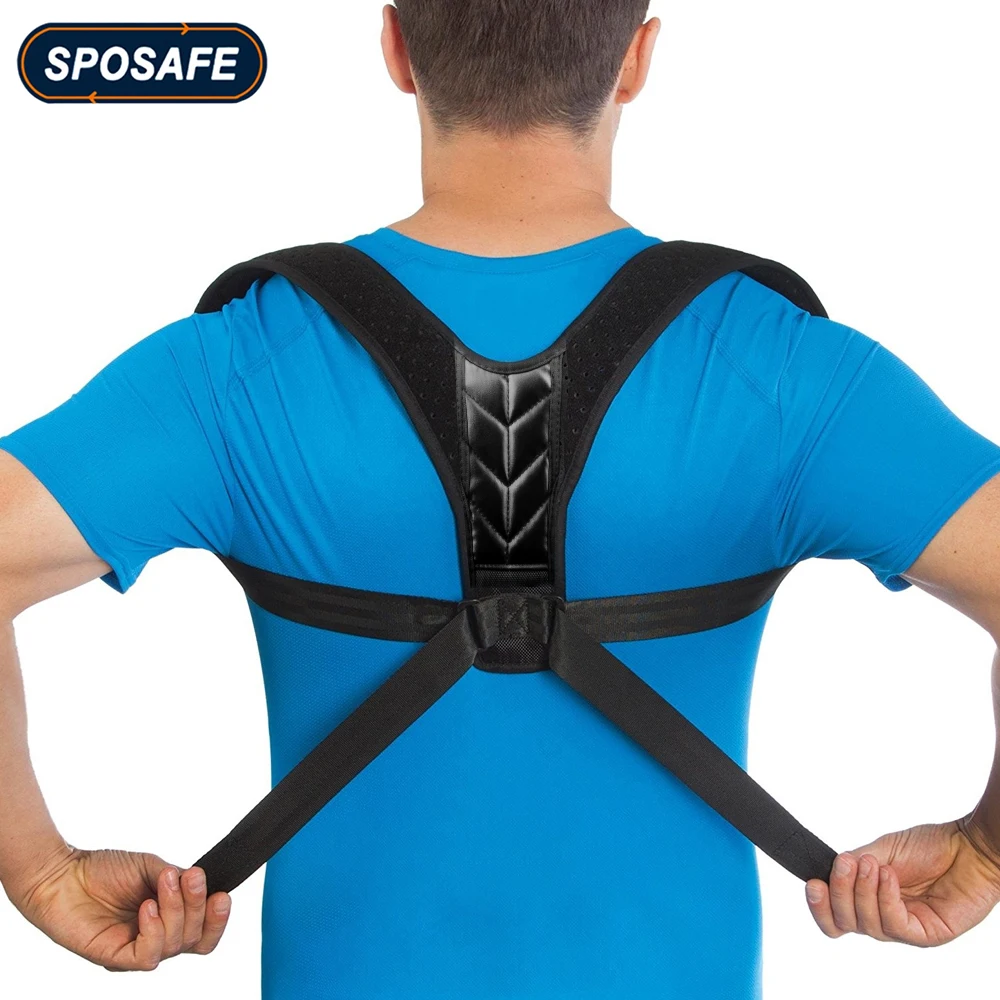 Back Posture Corrector Adjustable Neck Brace Training Equipment Home Office Man Woman Postura Shoulder Support Correction Belt