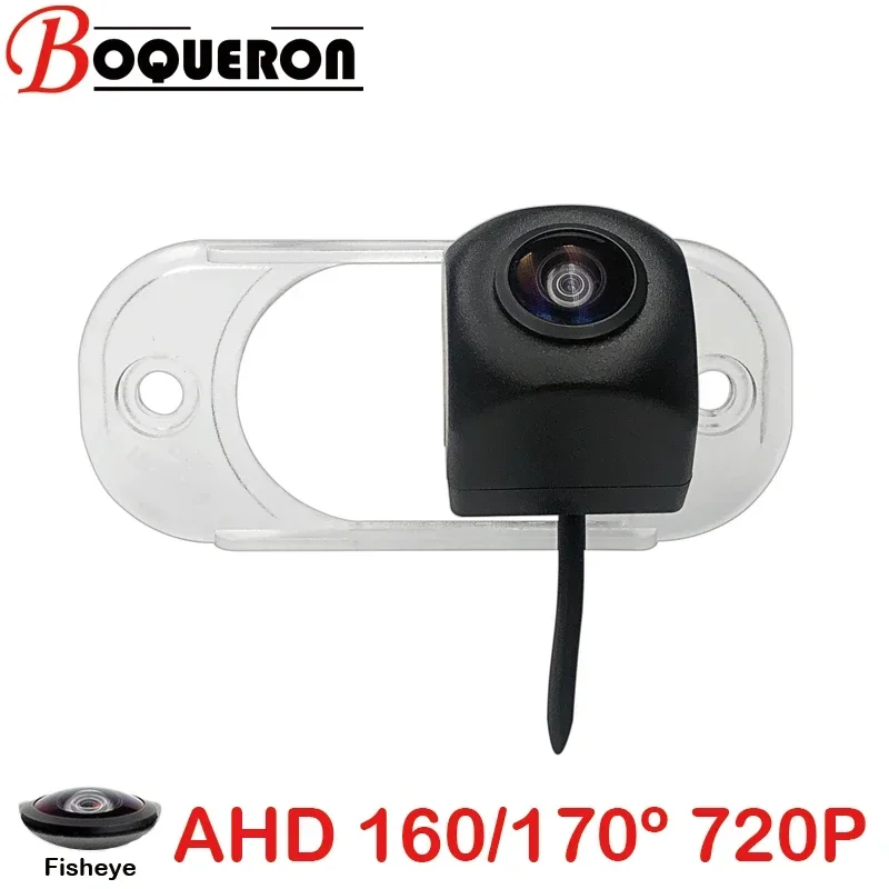 Fisheye 170 Degree 1280x720P HD AHD Car Vehicle Rear View Reverse Camera For Hyundai Santa Fe SM CM For Hawtai Bolgheri