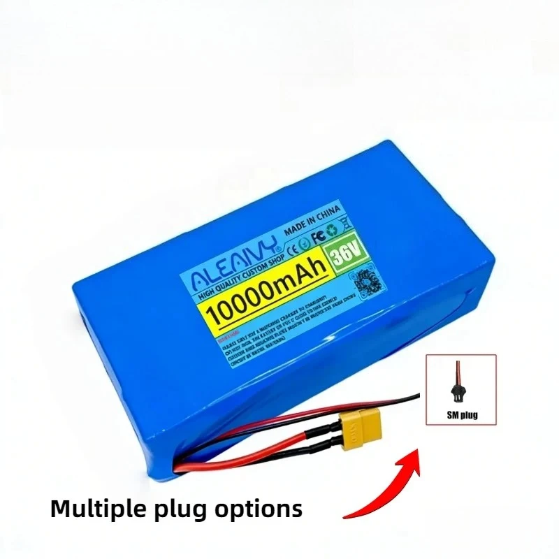 

36V 10S2P 10000mAh High-Capacity Lithium Battery Pack– High Power with BMS for 42V Scooter & Commuting Durable Replacement Spare
