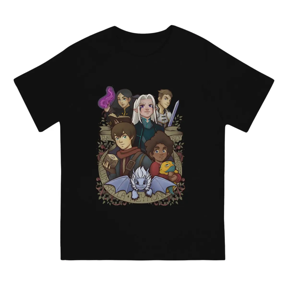 The Future King Men T Shirts T-The Dragon Prince Cartoon Crazy Tee Shirt Short Sleeve Round Neck T-Shirt Cotton Gift Idea Tops