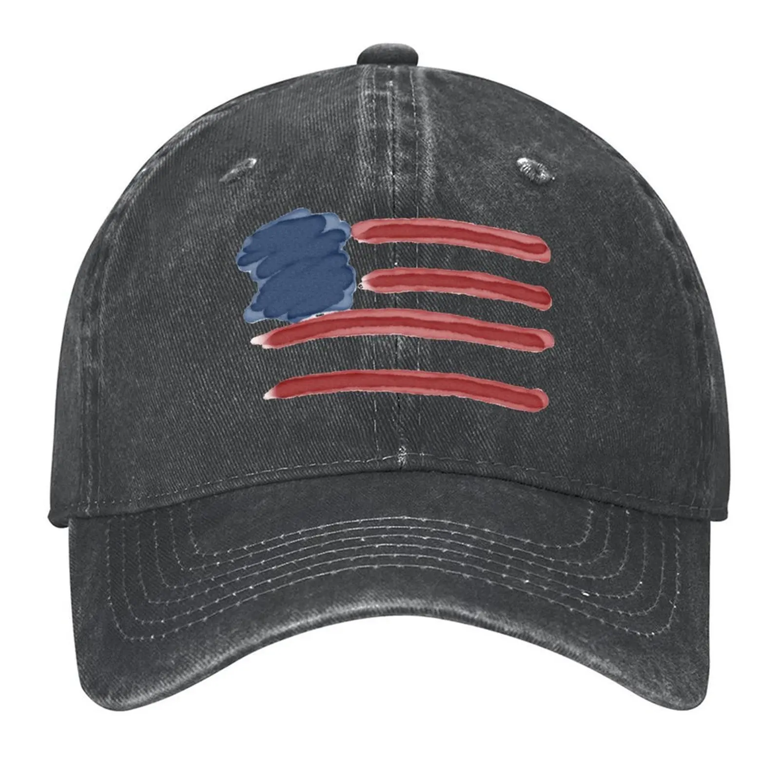 

Minimalist Modern American Flag Art Baseball Cap Beach Outing funny hat Luxury man cap Hood Mens Women's