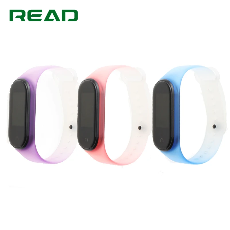 Transparent Strap For Xiaomi Mi Band 4 3 6 5 Translucent Wrist Strap For Miband 3 4 5 6 Replacement Bracelet For Xiaomi band 6 5