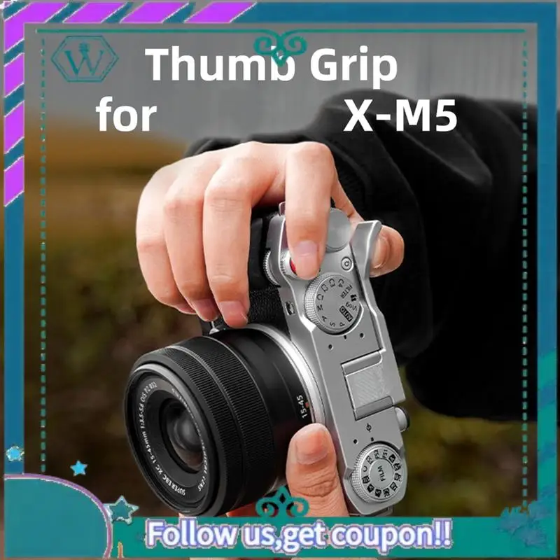 

Upgraded Thumb Grip For Fuji X-M5 Camera Thumb Grip X-M5 Camera Thumb Grip One-Handed Holding Shooting Bracket Accessories