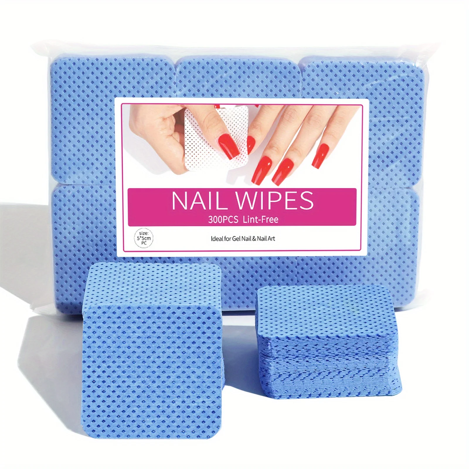 Misscheering Nagellackentferner-Tücher, Nagelreinigungspads, Vlies-Nagelpads für Frauen und Mädchen, Schönheitssalon, Nagelkunst-Werkzeug