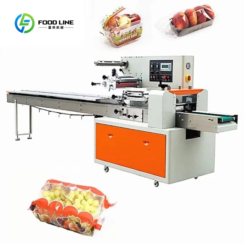 Customized Automatic Pillow Bag Type Packaging Machine Fruit and Vegetable Packing Machine