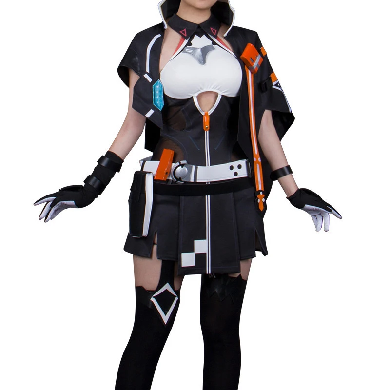 CosKeKe Kiana Kaslana Cosplay Anime gra Honkai Impact 3 kostium Sky Ranger mundur bojowy sukienka kobiety odzież do odgrywania ról S-XL