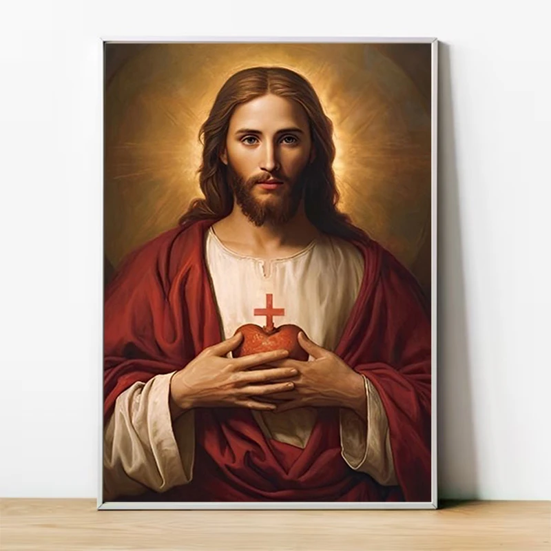 

Posters for Wall Art Canvas Painting Cristo Jesus Home Decorations Paintings on the Wall Decor Bedroom Decoration Room Poster