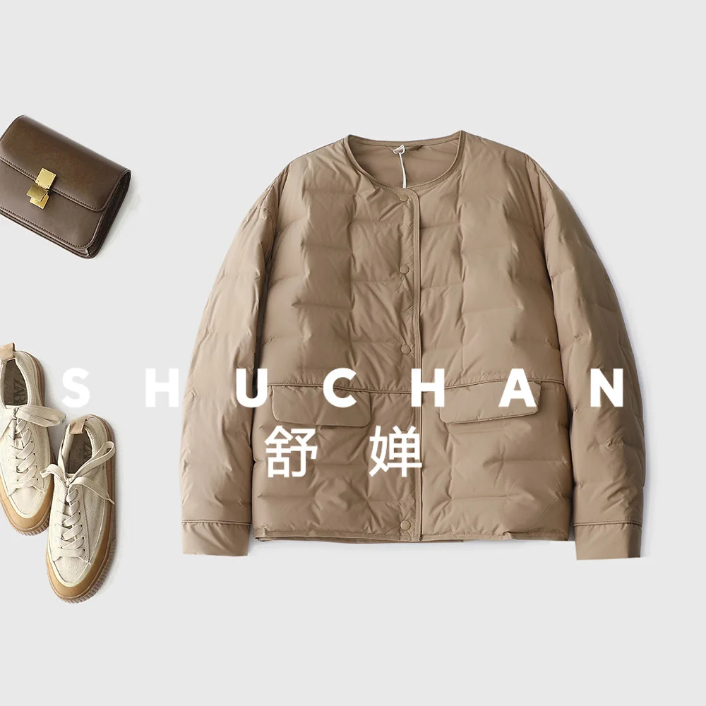 معيار وطني جديد 90 أسفل بطة أسفل ، سترة قصيرة خفيفة ورقيقة للنساء Casacas Para Mujer Invierno 2025 #3