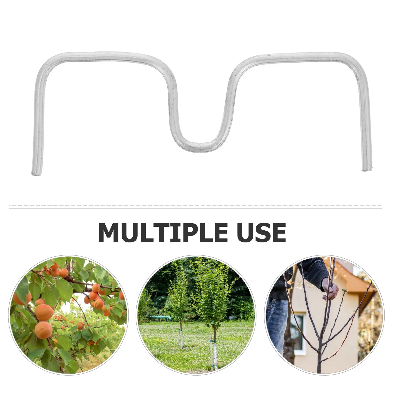 20 pz frutta pressa piegatubi morsetti ferro zincato separatore strumento di modellare giardinaggio piegatrice ramo spalmatore supporto efficiente