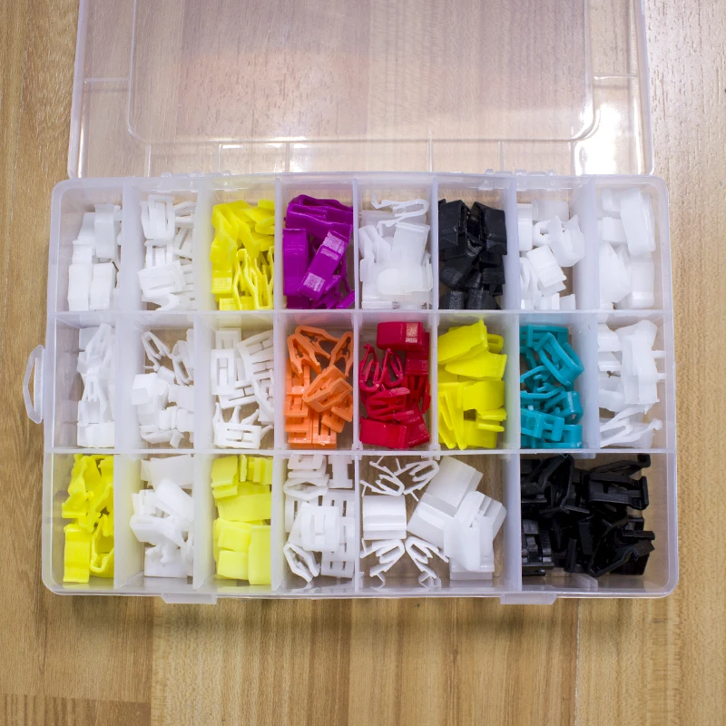 Mixd Metal Clips Retainer Instrument panel Auto Fasteners Universal Car Body Radios Dashboard DVD Metal U cord lock Clip