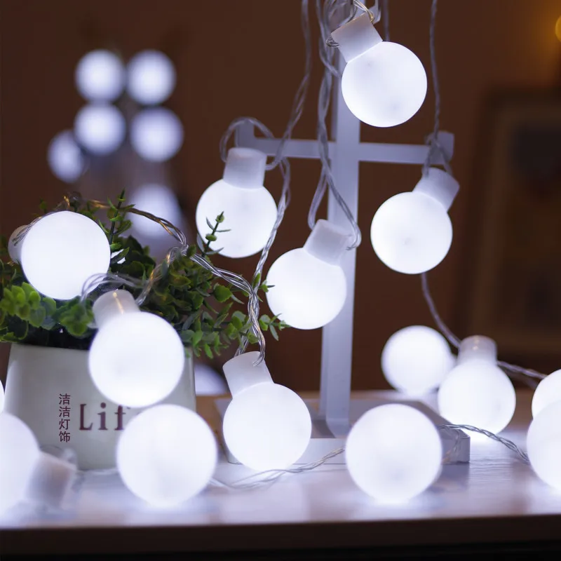 1,5-10M kleine bal kerstverlichting globe lichtslingers USB / batterij aangedreven voor tuin kerst slaapkamer bruiloft camping tent decor
