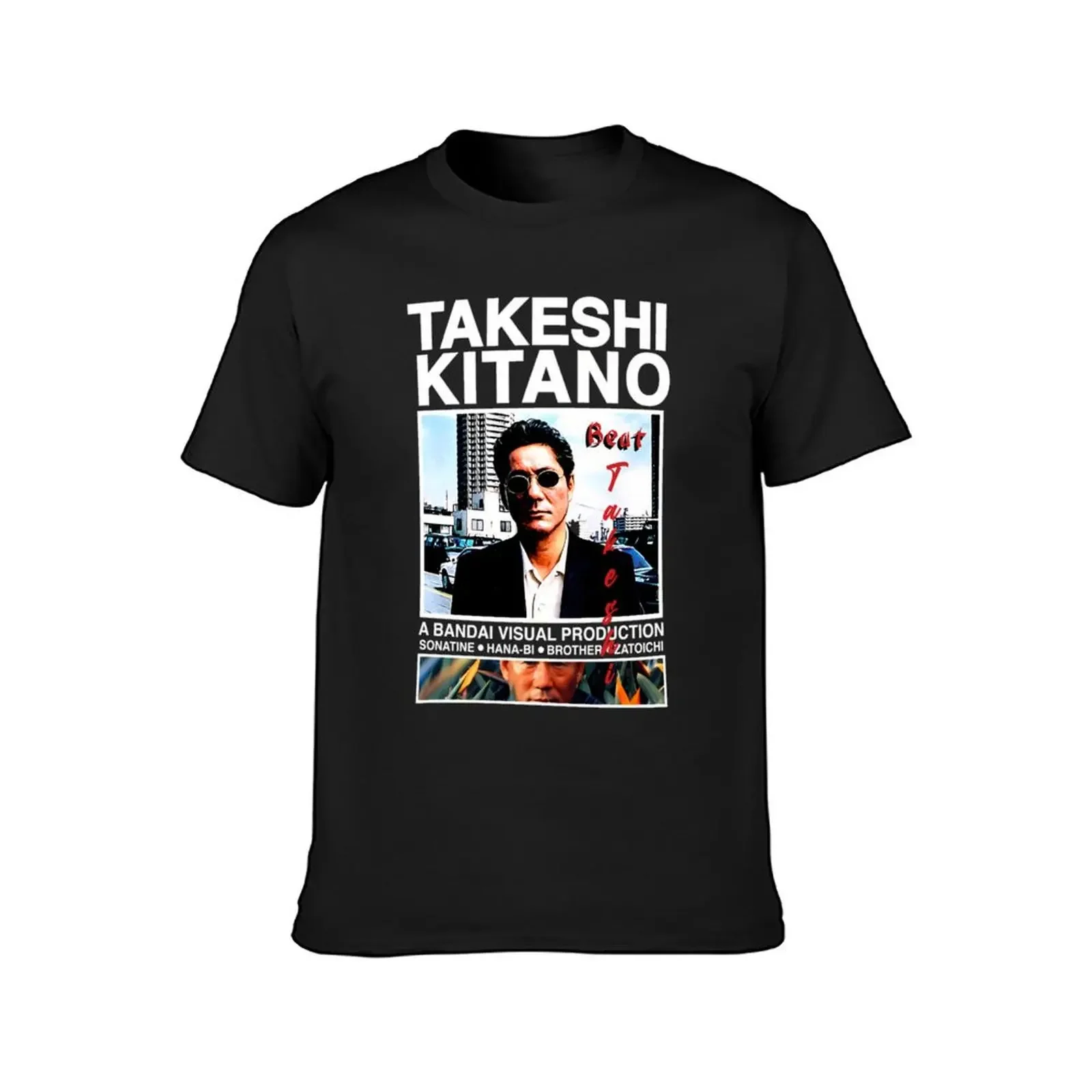 Takeshi Kitano T-Shirt anime stuff hippie clothes men graphic t shirts