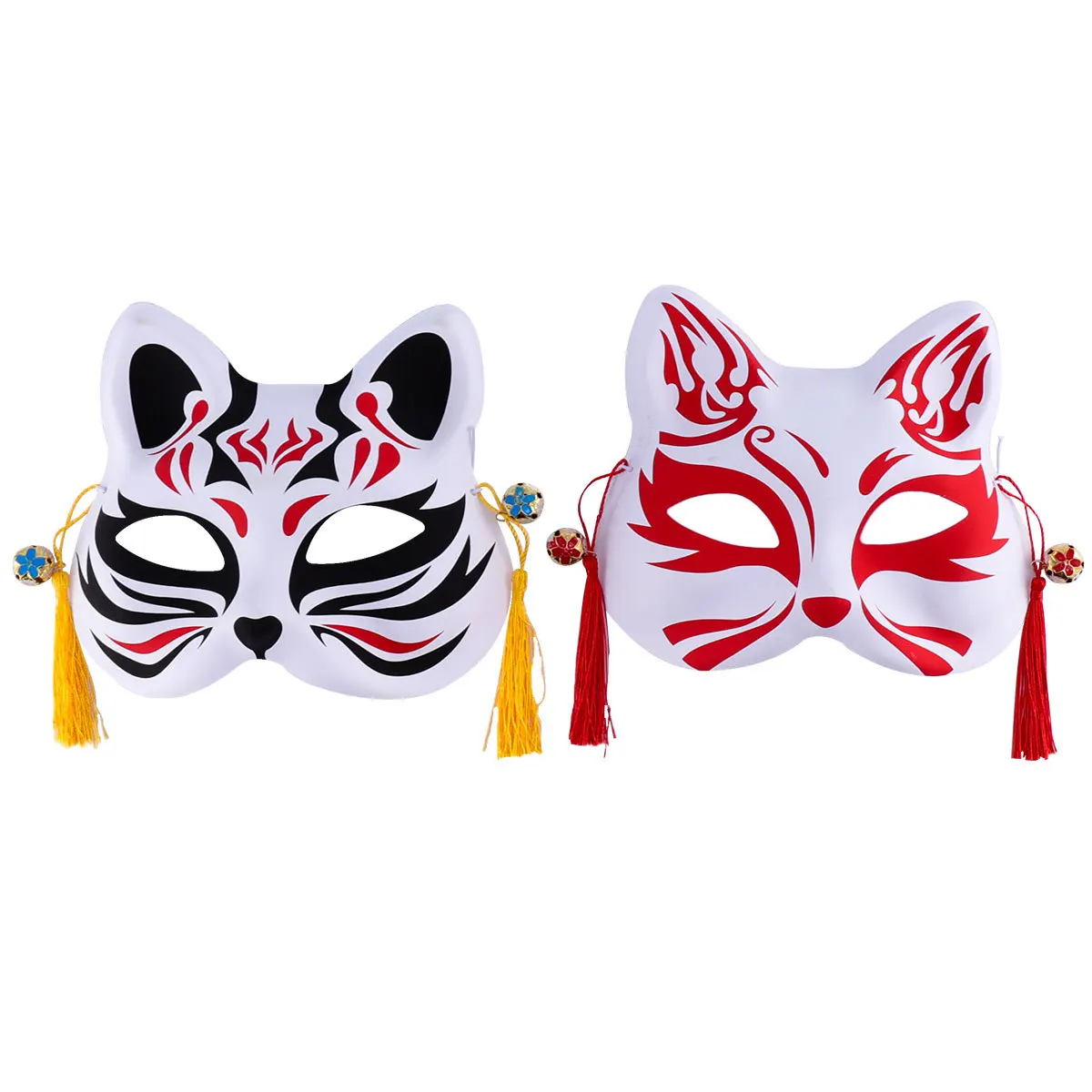

2pcs Cat Strong Corrosion Resistance Banquet Masquerade Costume Show Birthday Cosplay Accessory Half Face For Dancing