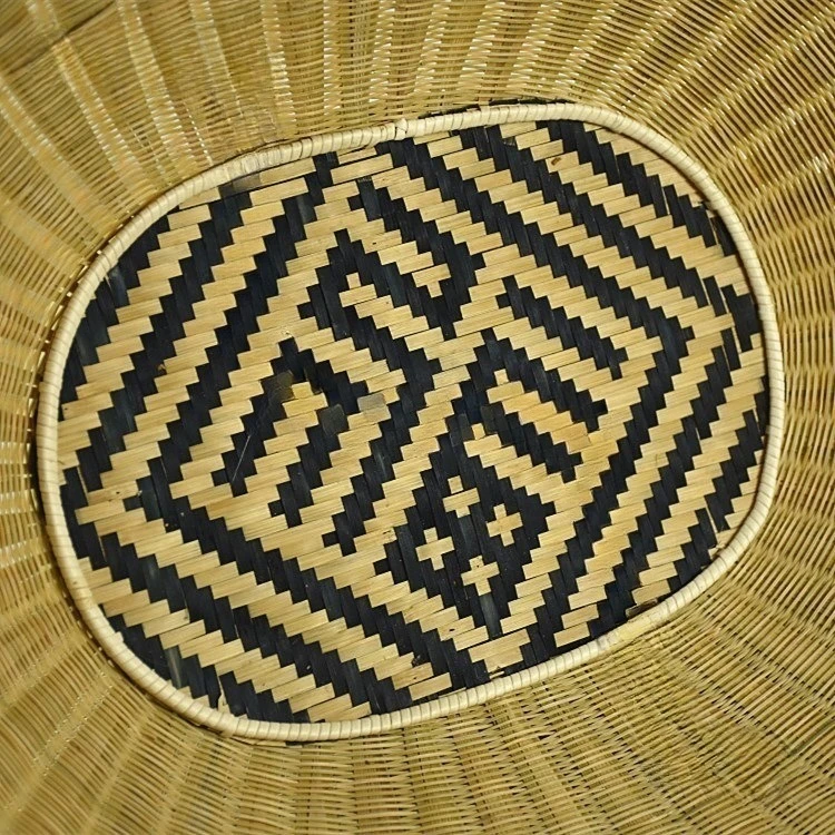 منتجات الخيزران سلال منسوجة من الخيزران شراء سلال خضروات سلال التسوق سلال منسوجة من الخيزران مقبض باس #3