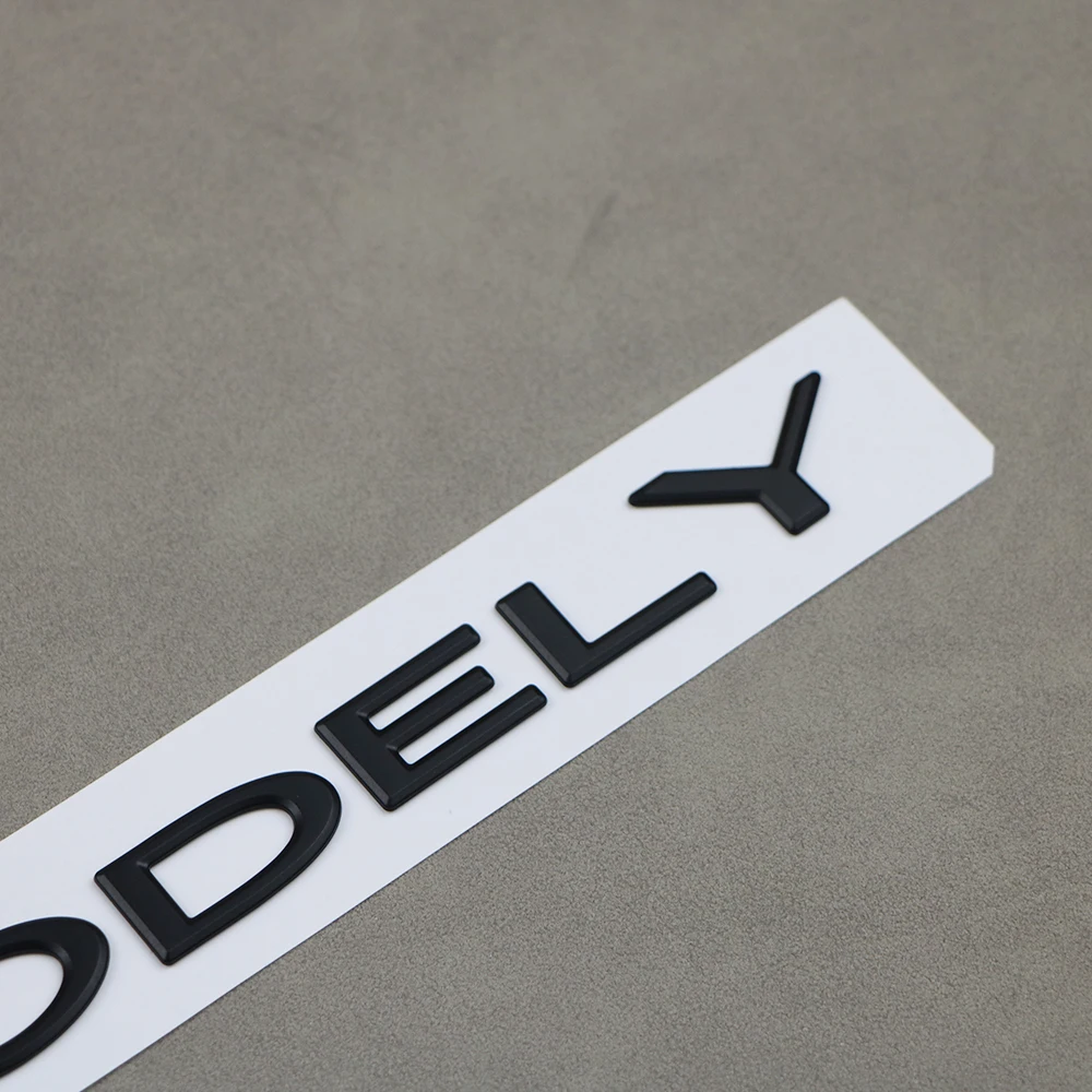 Rear Trunk Emblem Logo Badge Sticker For Tesla Model Y