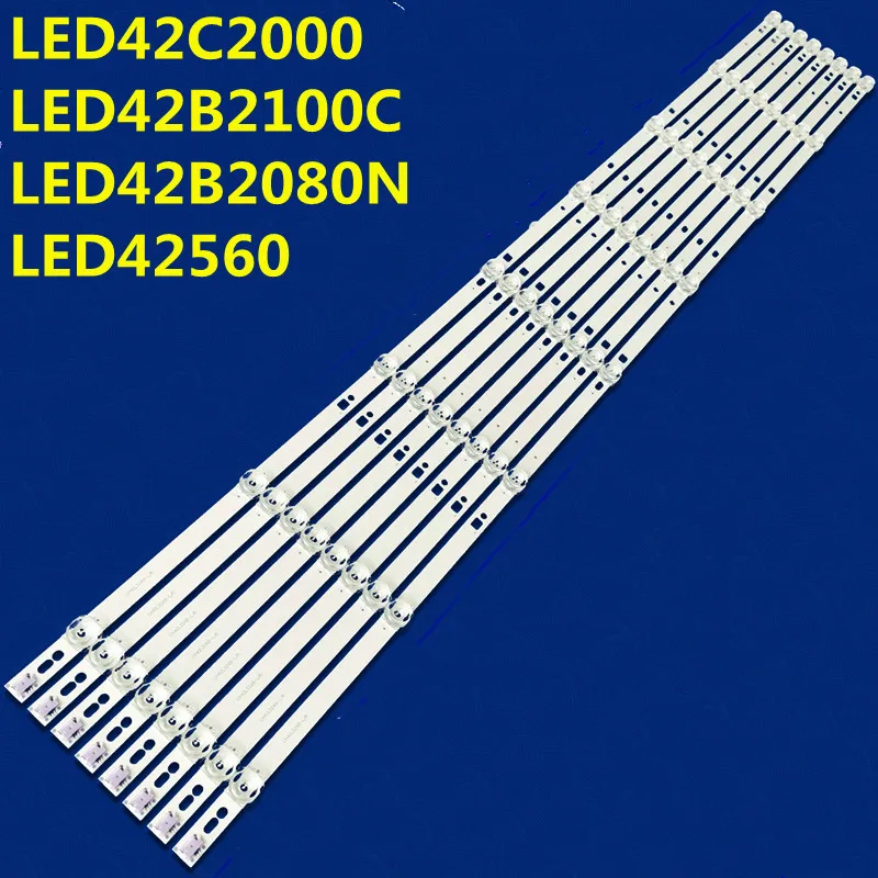 2kit=16PCS LED Backlight Strip LED42C2000I LED42560 42B2080N 3D42C2100I 3D42C2200I LED42C2080i  LED42D30 LED42E40 LED42C20S