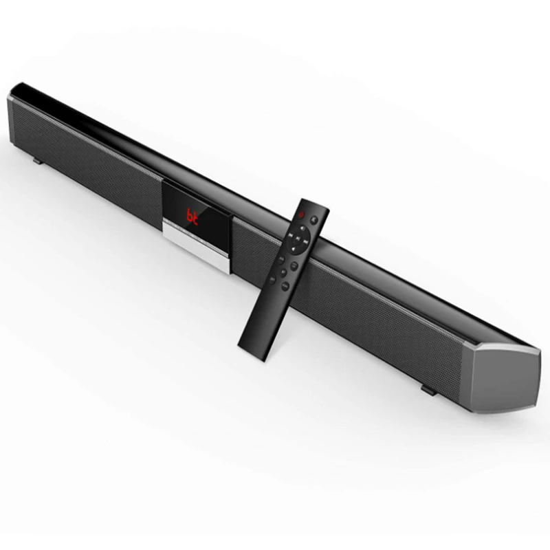 Sistema Home Theater Soundbar per TV Stereo Boombox con Subwoofer altoparlante Bluetooth senza fili sveglia telecomando Sound Box