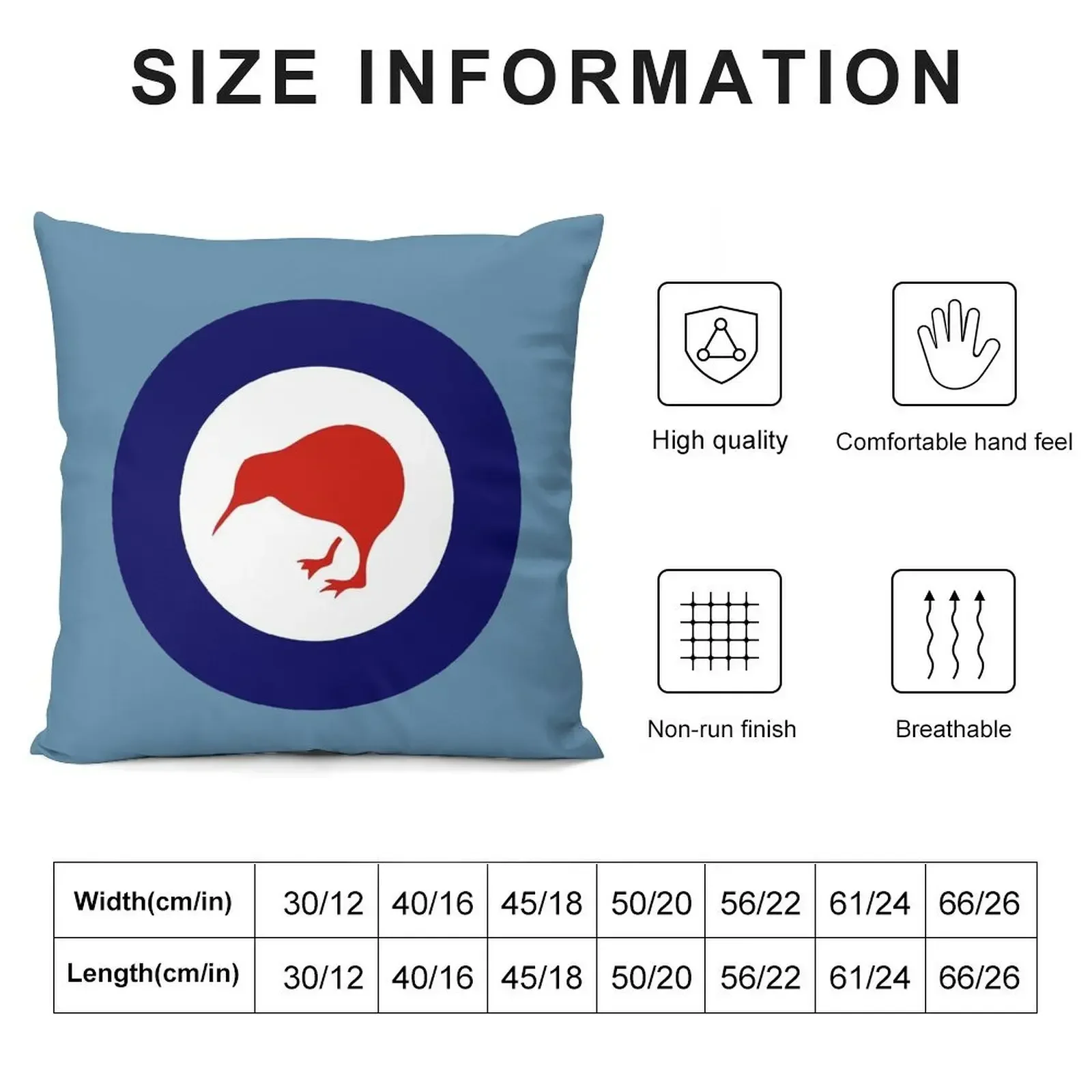 Royal New Zealand Air Force - Roundel Throw Pillow Plaid Sofa Sofas Covers Luxury Pillow Cover Cushion Cover pillow