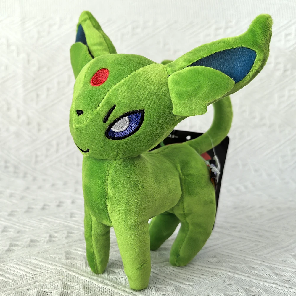 Pokemon Shiny Espeon 6,5 "juguete de peluche, Nintendo Switch juego escarlata violeta gato zorro muñeca espada escudo Animal relleno dibujos animados Teddy