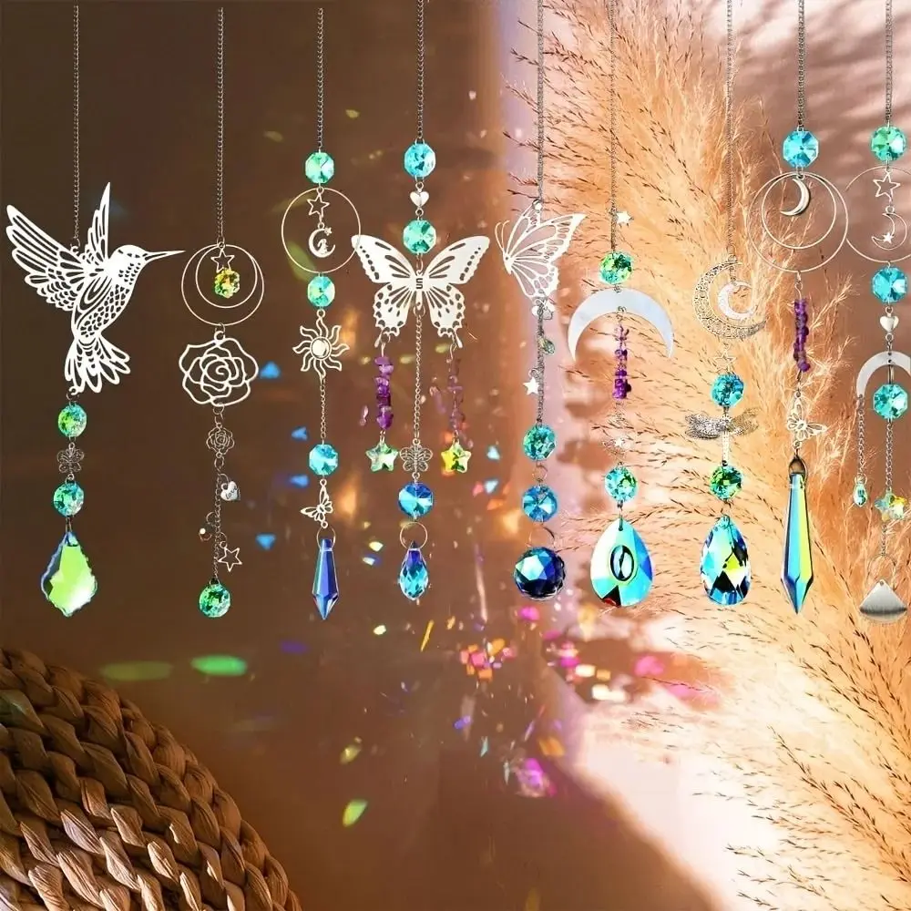 

400Pcs New Crystal Sun Catcher Arts Colorful DIY Crystal Suncatcher Crafts Kit Suncatchers DIY Making Supplies Craft