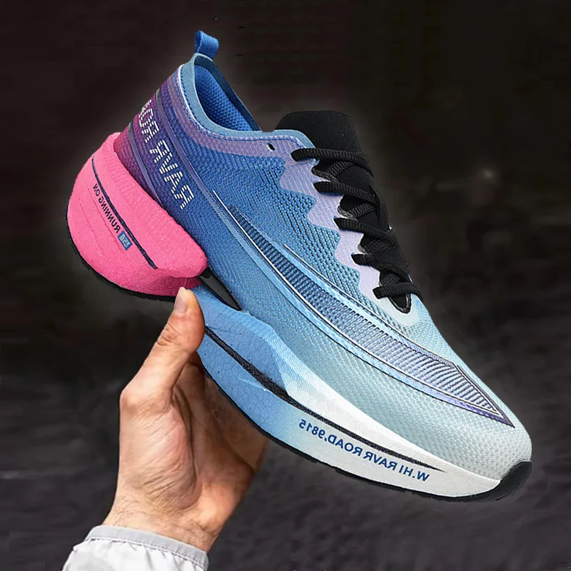 F3 professional racing popcorn carbon plate breathable running shoes men's and women's pair running shoes Outdoor sports shoes