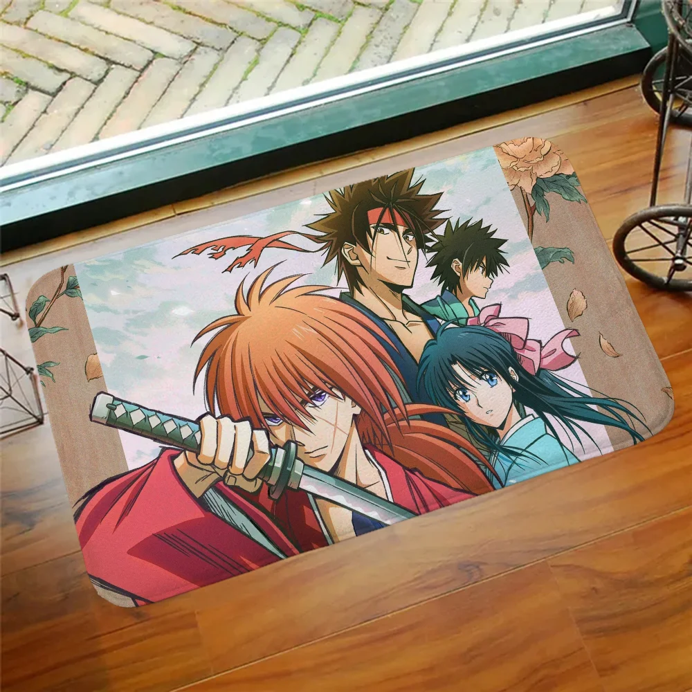 

Rurouni-Kenshin Carpet for Bathroom Rug Mat Doormat Entrance to Home Decoration Accessories Floor Mats Cute Room Decor Carpets