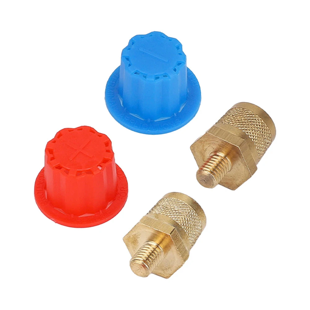 1 Pair 250A M8 Positive Negative Battery Terminal Adapter Brass Conductor PA66 Housing For Car Boat Truck Generator Repair