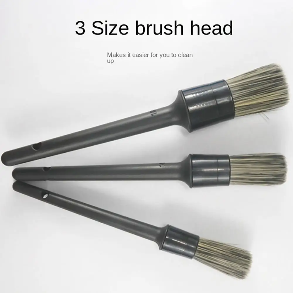 1/3pcs Air Outlet Cleaning Auto Cleaning Brush with Sharpened Wire Car Accessory Auto Detail Brush Engine Interior Slit Brush