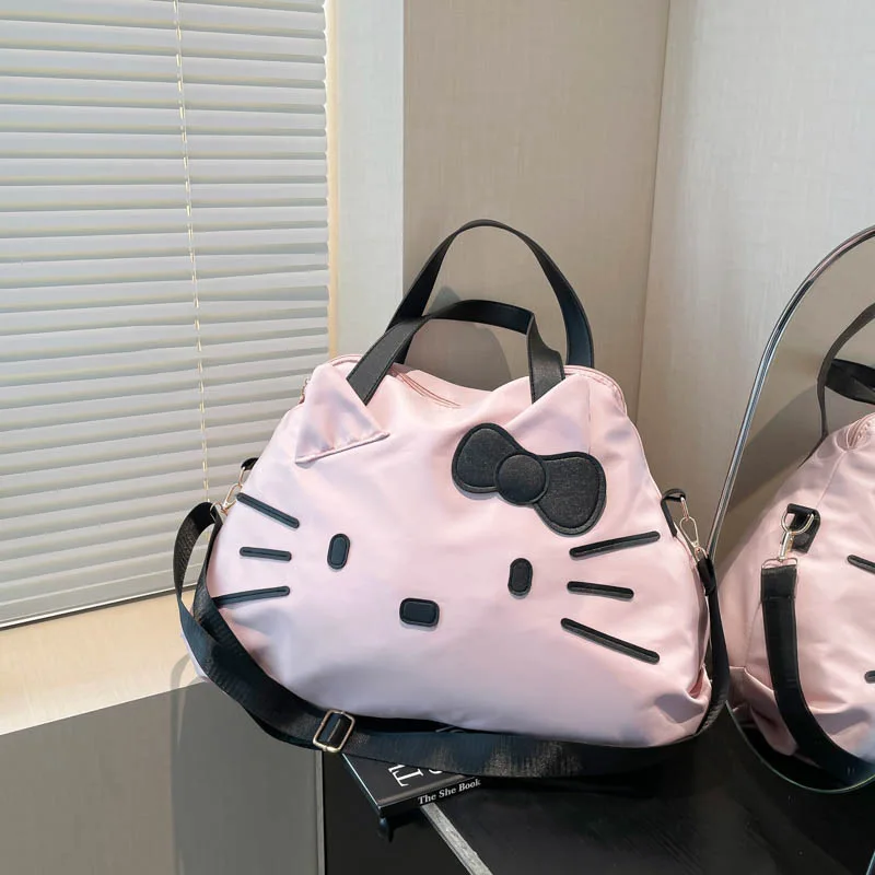 

Sanrio большая вместительная сумка, короткая дорожная сумка hello kitty, деловая сумка через плечо, женская сумка через плечо с героями мультфильмов