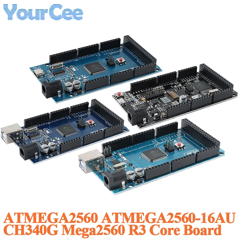 ATMEGA2560 ATMEGA2560-16AU CH340G R3 Embed Development Core Board Module Pro Mini Mega WiFi AVR TYPE-C USB for Arduino Mega2560
