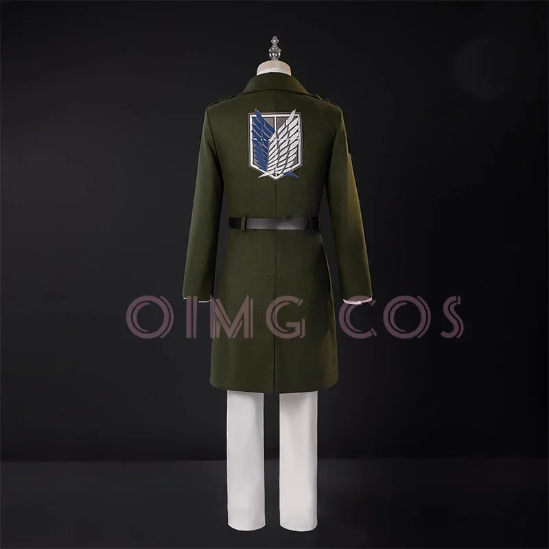 

Attack On Titan Cosplay Costume Men's Suit White Shirt Adult Carnival Uniform Halloween Party Anime Costumes Masquerade