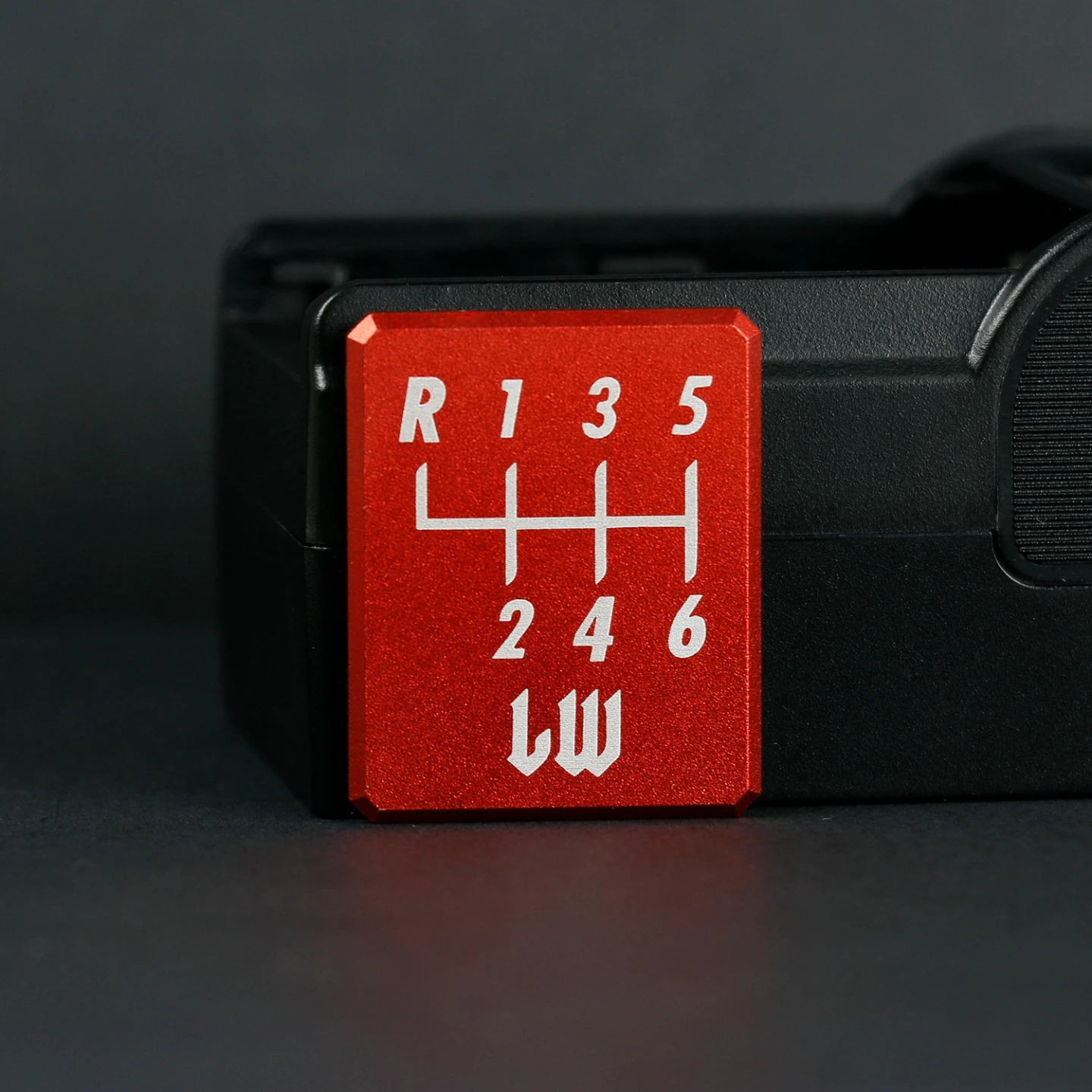 LW Emblem Getriebe Auto Gangschaltung Muster Manuelle Getriebe Aufkleber Stick Gedruckt Tag Innen Aufkleber Abzeichen