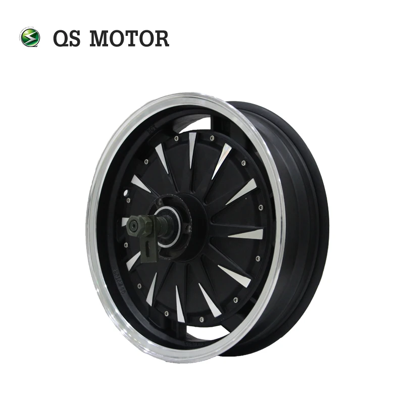 Small Power QS 2.0kW V1.12 14*3.5inch With Rim In-wheel Hub Motor For E-Motorcycle Application