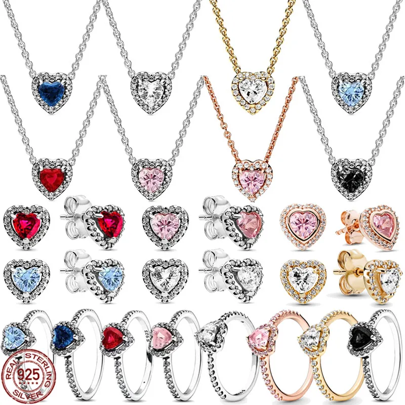 

Серьги-кольца из серебра 925 пробы, в форме сердца
