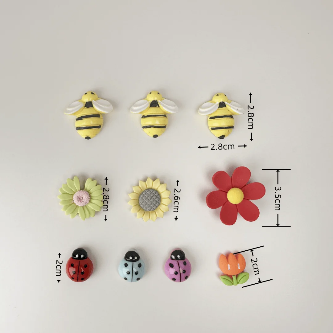 10pcs Adorable Refrigerator Magnets - Durable & Strong Hold for Kitchen, Office & More - Versatile Home Decor Mothers Day Gift