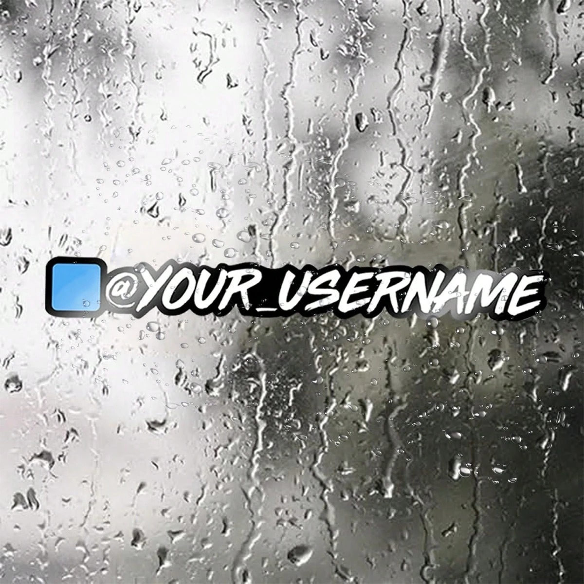 Custom Address Website Stickers, User Name, Brand, Social Media Logo Car Labels,Personalized For You! Font/Color/Logo Options