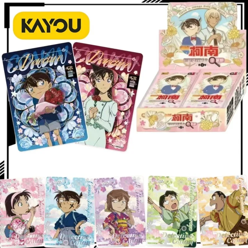 Tarjetas Coleccionables Oficiales de Detective Conan de KAYOU, Paquete de Búsqueda de Sombras de Conan Edogawa, Vol. 4 Artículos de Anime, Juguetes de Moda