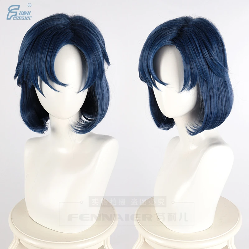 New Anime Mizuno Ami Sailor Mercury Cosplay Wig Costume Accessories For Game Party