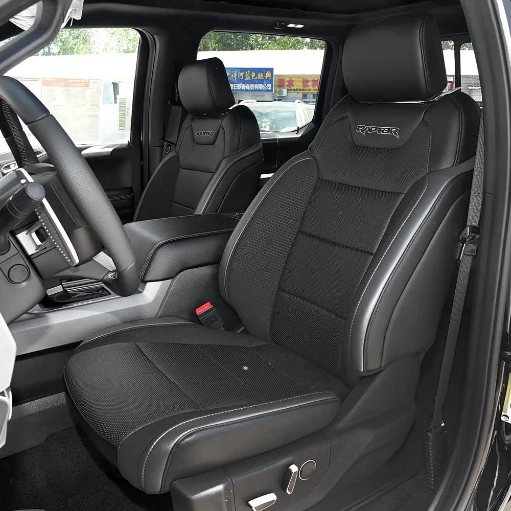 

Car Special Seat Cover For Ford F150 2017 2018 2019 PU Leather Cushion Protector Car Seat Covers Car Styling Accessories