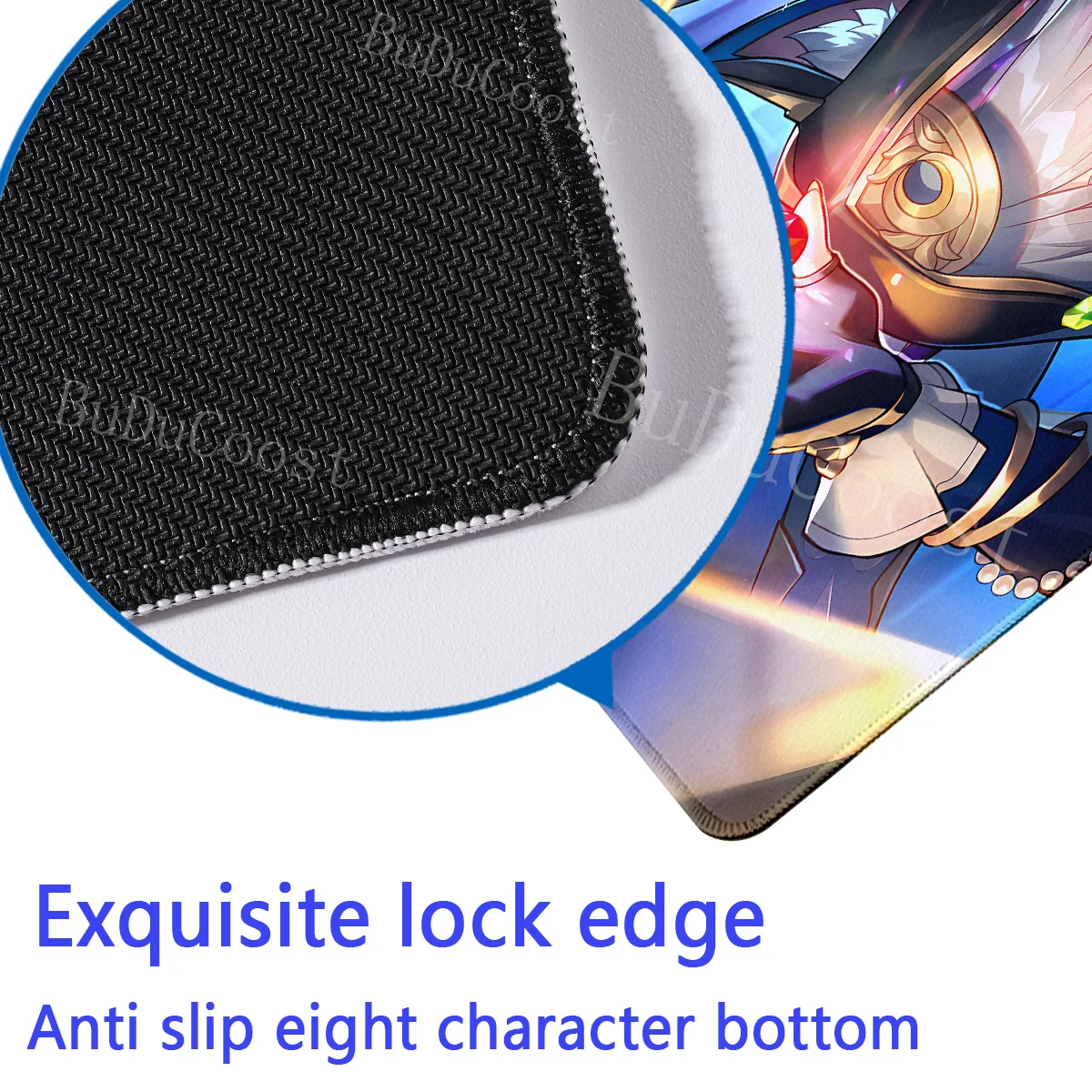 Honkai Star Rail Cipher Mouse Pad مكاتب ألعاب الكمبيوتر المحمول ملحقات لوحة المفاتيح Kawaii حصيرة مكتبية مثير أنيمي القط فتاة teclado ماوس
