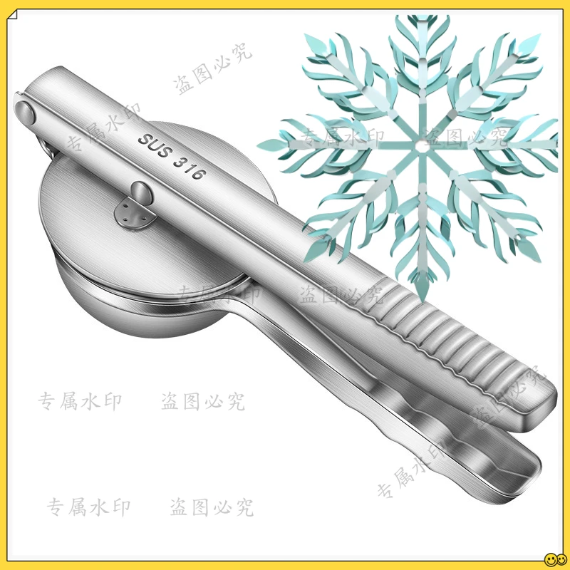 Press Multifunctional Juicer 316l Stainless Steel Lemon Juicer Manual Lemon Clip Extruder Household Juicer