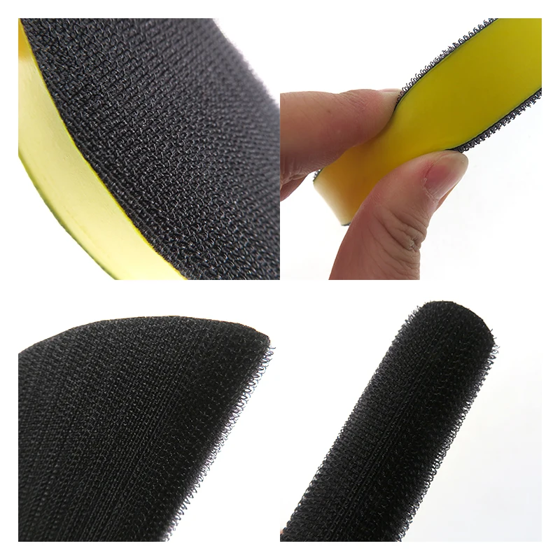 Almohadilla lijadora de mano de 6 pulgadas, bloque de lijadora para discos de papel de lija de gancho y bucle, muebles de madera, restauración, artesanías para el hogar, herramientas manuales