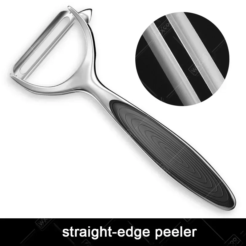 Stainless Steel Peeler 1/3pcs Flat Edge Peeler Potato Kitchen Peeler Slicer Knife Watermelon/Melon Grater Kitchen Accessories