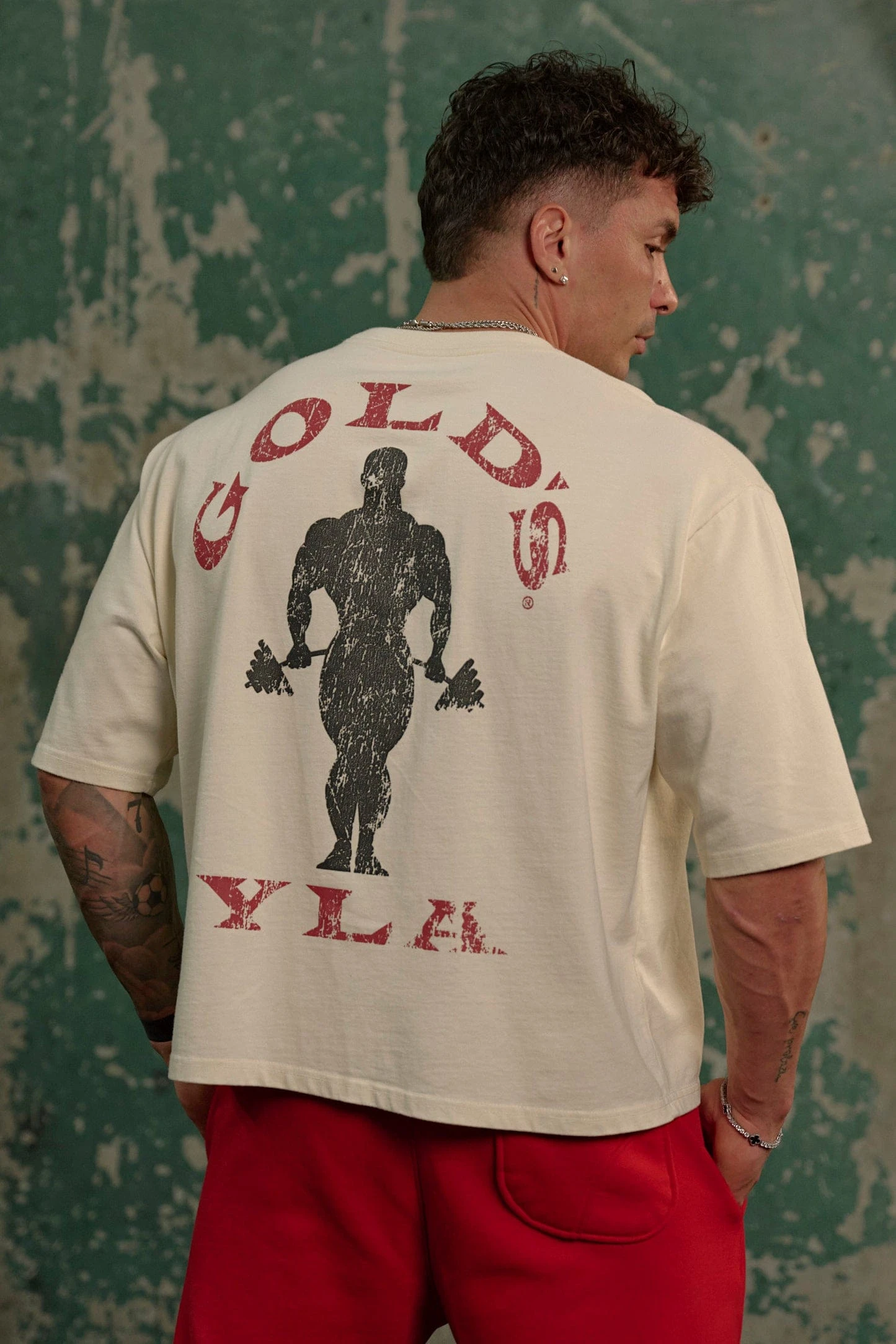 Camiseta Golds Gym New Age 2026 100% Algodão Estampada Masculina e Feminina Top Streetwear de Verão