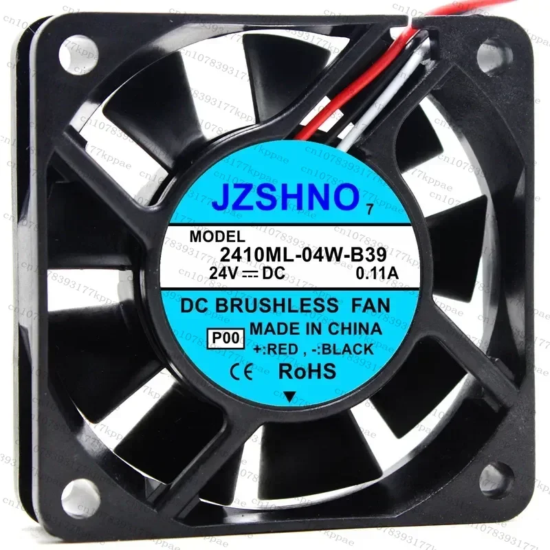 1PCS for 6015 24V 0.11A 2410ML-04W-B39 6CM 3 Wire Numerical Control Cooling Fan Original Brand New