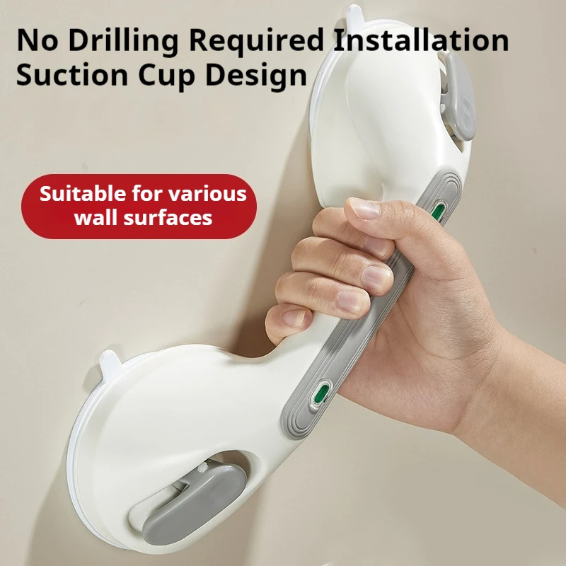 

Senior Products Suction Cup Safety Shower Handle Grab Bar Toilet Handrail Anti Slip Shower Safety Support Handle for the Elderly