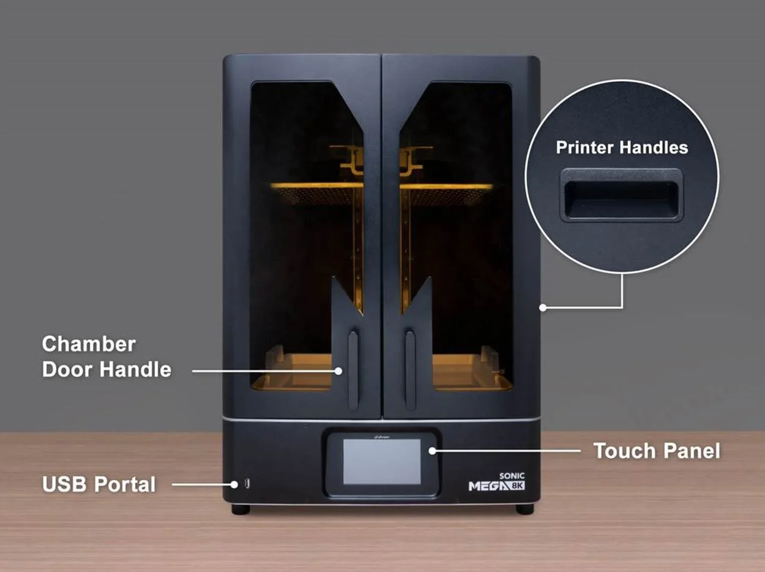 3D Printer Print size 330x185x400mm ,impresora 3d LCD Resin 3D Printer with 15 inch 8K Monochrome LCD