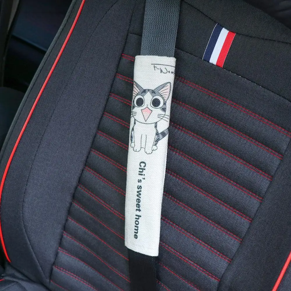 Soft Flannel Three-Dimensional Safety Belt Protector Shoulder Guard Car Cartoon Shoulder Strap